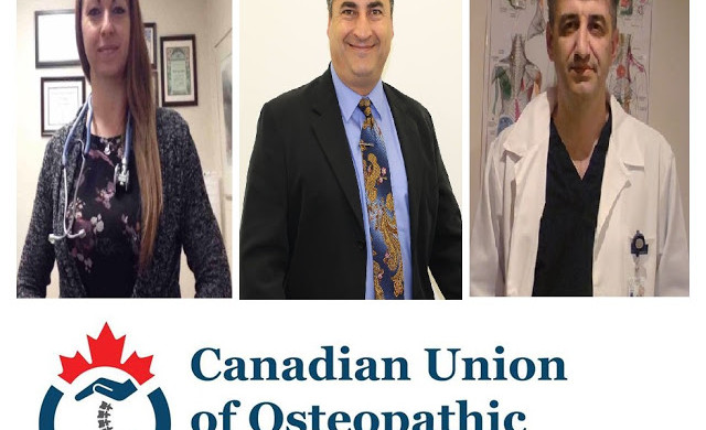 Executive board members of Canadian Union of Osteopathic Manual Practitioners