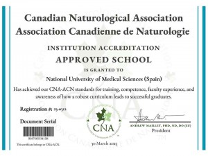 NUMSS accreditation with CNA